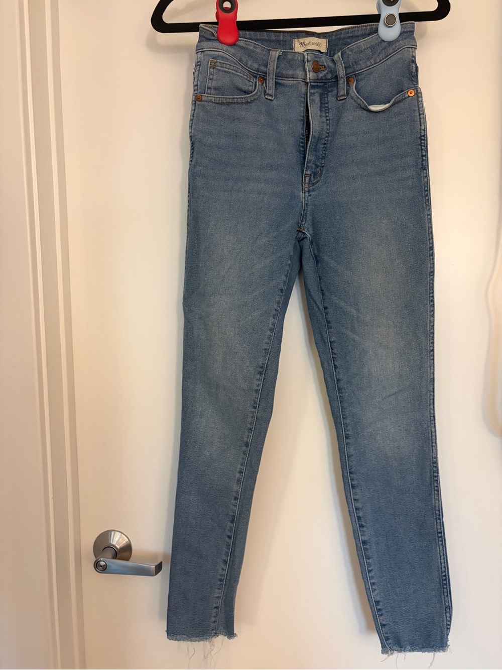 Madewell Curvy Light Blue Women's High-Rise Skinny Jeans